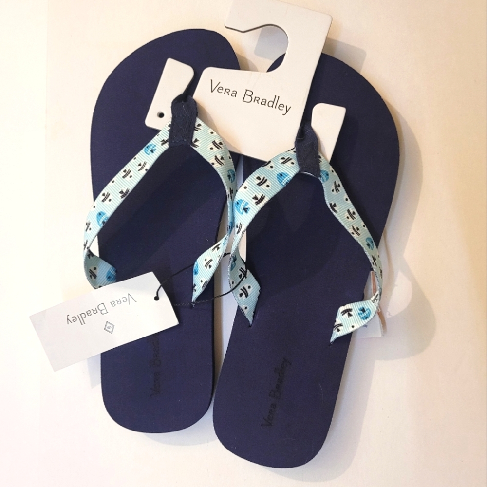 New Vera bradley flip flops